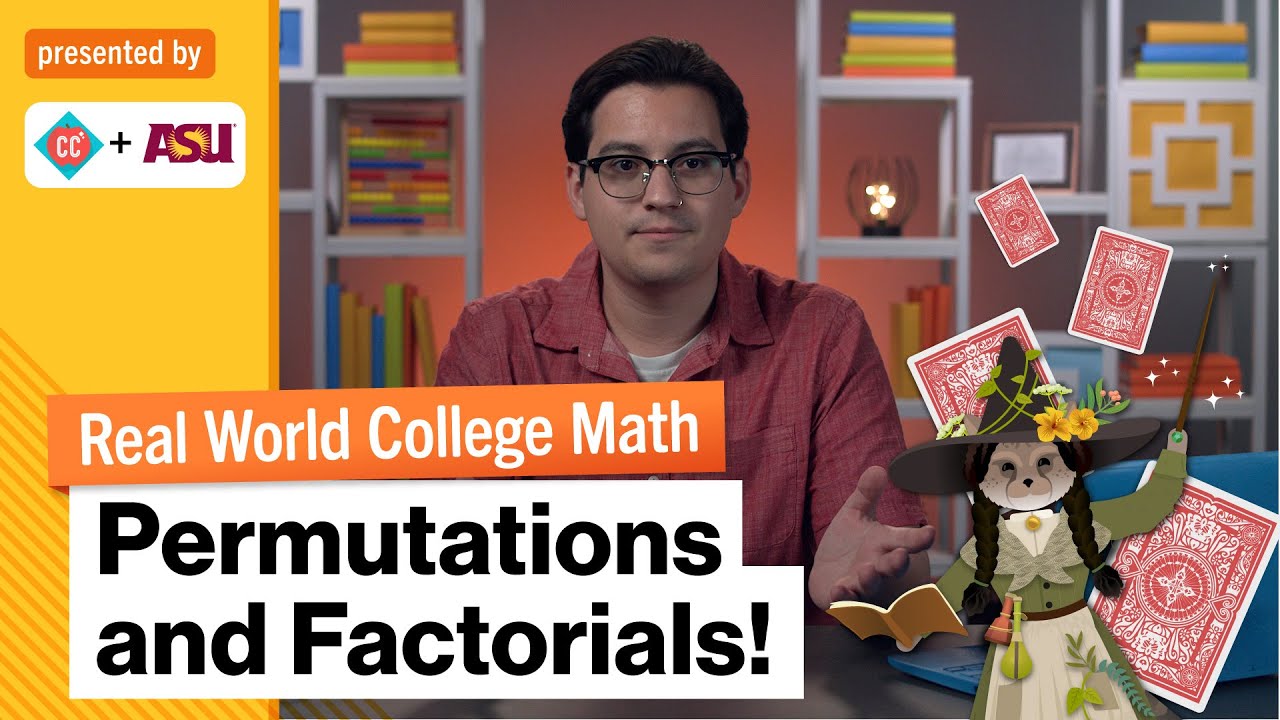 Thumbnail for Permutations and Factorials! | Real World College | Math Study Hall