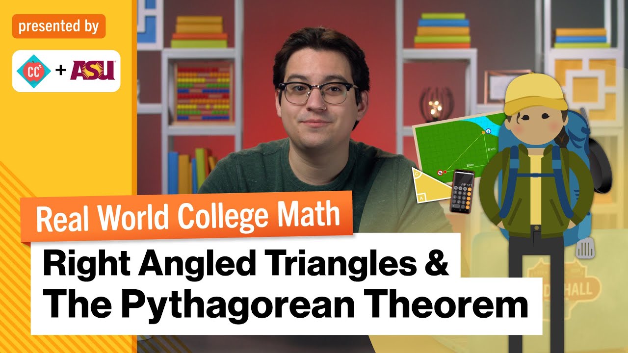 Thumbnail for Right Angled Triangles and Pythagoras | Real World College Math | Study Hall